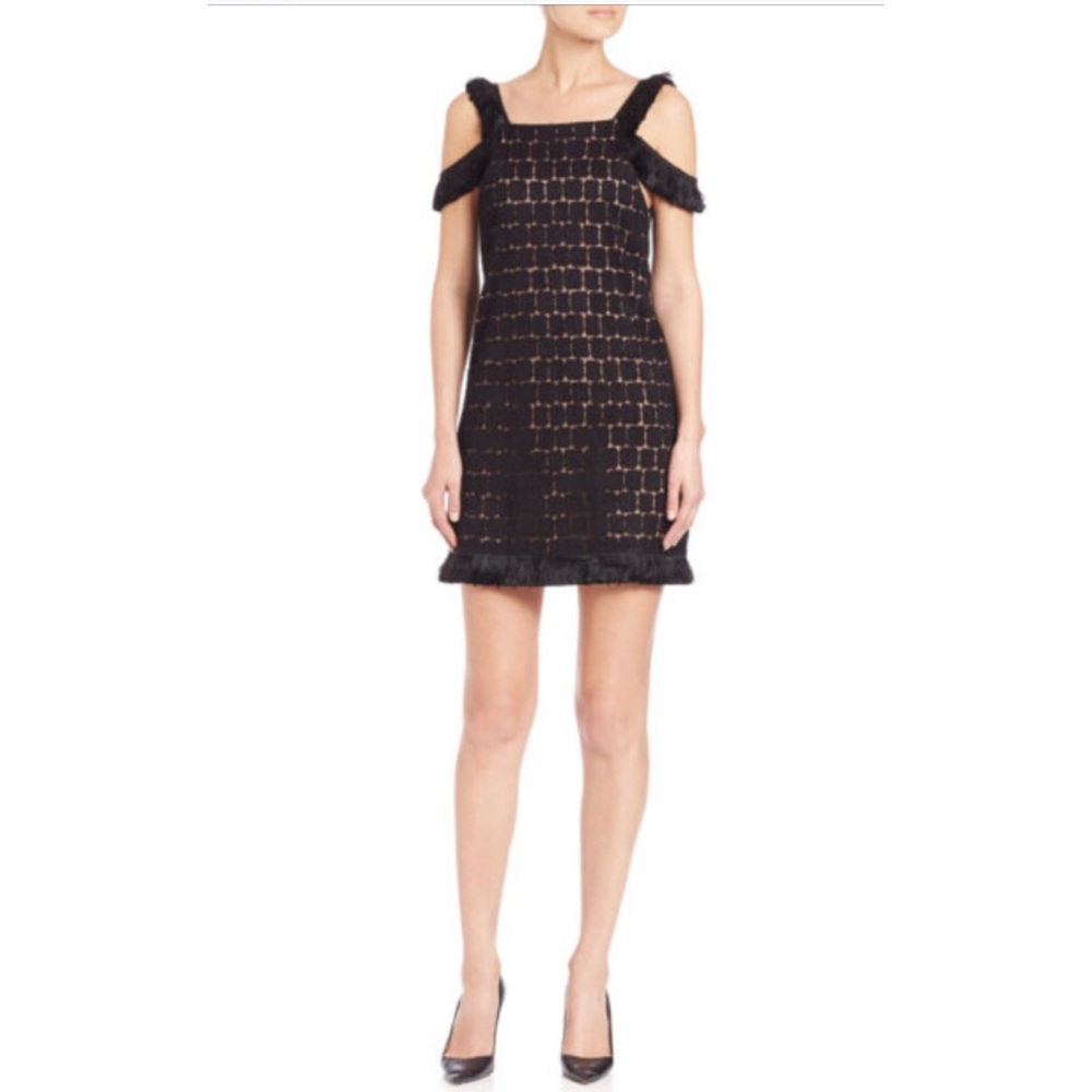 Alexis fringe cocktail dress